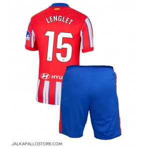 Atletico Madrid Clement Lenglet #15 Kotipaita Lapsille 2024-25 Lyhythihainen (+ shortsit)